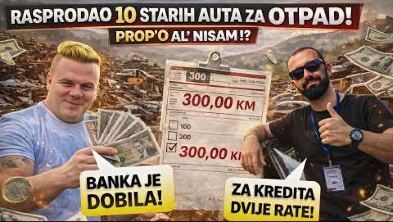 💪 Rasprodao 10 auta i PLATIO 2 RATE KREDITA