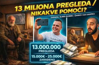 💸 13 MILIONA pregleda, a Žarko NEMA NIŠTA?