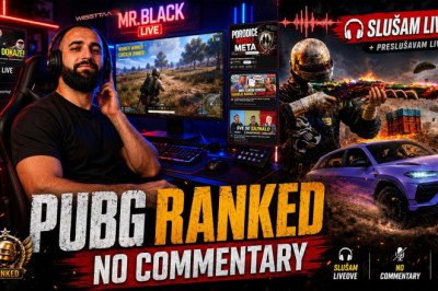 @PUBG NO COMMENTARY 🎧 Slušam Mr. Black LIVE u pozadini